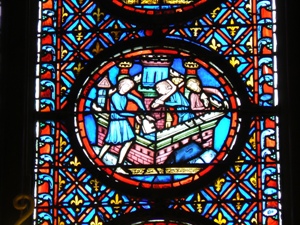 Sainte-Chapelle, detail raam